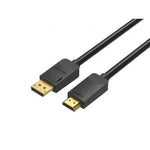 Cable Conversor Vention HADBG/ Displayport Macho - HDMI Macho/ 1.5m/ Negro - PixelPlaza