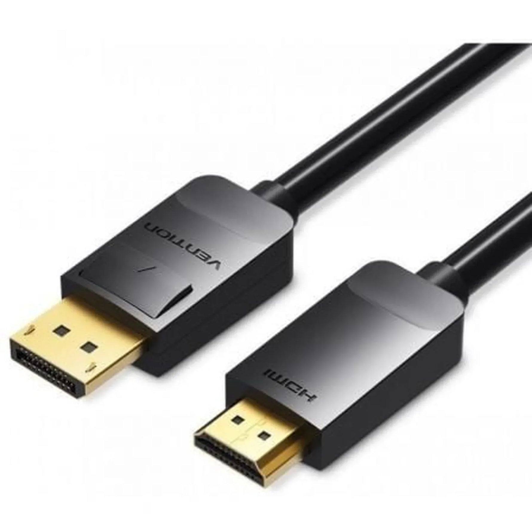 Cable Conversor Vention HADBI/ DisplayPort Macho - HDMI Macho/ 3m/ Negro - PixelPlaza