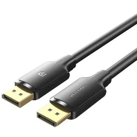 Cable Conversor Vention HAKBH/ DisplayPort Macho - DisplayPort 4K Macho/ 2m/ Negro - PixelPlaza