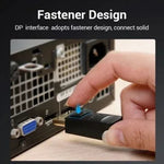 Cable Conversor Vention HBLBH/ DisplayPort Macho - VGA Macho/ 2m/ Negro - PixelPlaza