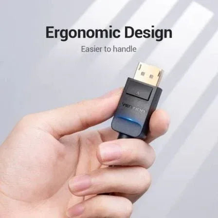 Cable Conversor Vention HBLBH/ DisplayPort Macho - VGA Macho/ 2m/ Negro - PixelPlaza