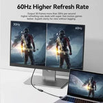 Cable Conversor Vention HBZBB/ DisplayPort Macho - HDMI 4K Hembra/ 15cm/ Negro - PixelPlaza
