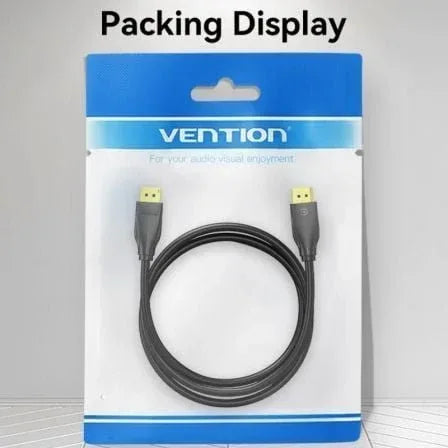 Cable Displayport 1.4 8K Vention HCDBI/ Displayport Macho - Displayport Macho/ 3m/ Negro - PixelPlaza