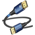 Cable Vention HCELF/ DisplayPort Macho - DisplayPort 8K Macho/ 1m/ Azul - PixelPlaza