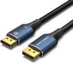 Cable Vention HCELG/ DisplayPort Macho - DisplayPort 8K Macho/ 1.5m/ Azul - PixelPlaza