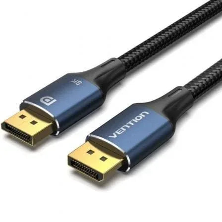 Cable Vention HCELH/ DisplayPort Macho - DisplayPort 8K Macho/ 2m/ Azul - PixelPlaza