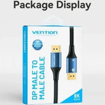 Cable Vention HCELJ/ DisplayPort Macho - DisplayPort 8K Macho/ 5m/ Azul - PixelPlaza