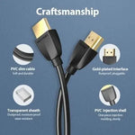Cable HDMI 2.0 4K Portatil Vention AAIBF/ HDMI Macho - HDMI Macho/ 1m/ Negro - PixelPlaza