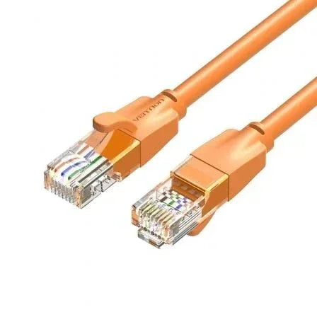 Cable de Red RJ45 UTP Vention IBEOF Cat.6/ 1m/ Naranja - PixelPlaza