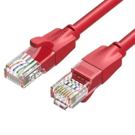 Cable de Red RJ45 UTP Vention IBERF Cat.6/ 1m/ Rojo - PixelPlaza