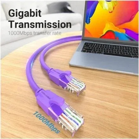 Cable de Red RJ45 UTP Vention IBEVH Cat.6/ 2m/ Morado - PixelPlaza