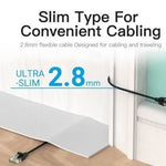 Cable de Red RJ45 UTP Vention IBIBD Cat.6A/ 50cm/ Negro - PixelPlaza