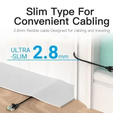 Cable de Red RJ45 UTP Vention IBIBJ Cat.6A/ 5m/ Negro - PixelPlaza