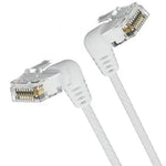 Cable de Red RJ45 UTP Vention IBOWF Cat.6A/ 1m/ Cabeza Rotatoria 360º/ Blanco - PixelPlaza