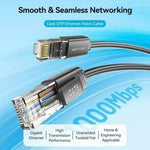 Cable de Red RJ45 UTP Vention IBRBG Cat.6/ 1.5m/ Negro - PixelPlaza