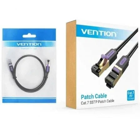 Cable de Red RJ45 SFTP Vention ICDBG Cat7/ 1.5m/ Negro - PixelPlaza