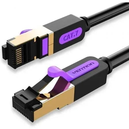 Cable de Red RJ45 SFTP Vention ICDBN Cat.7/ 15m/ Negro - PixelPlaza