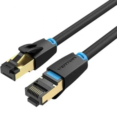 Cable de Red RJ45 SFTP Vention IKABD Cat.8/ 50cm/ Negro - PixelPlaza