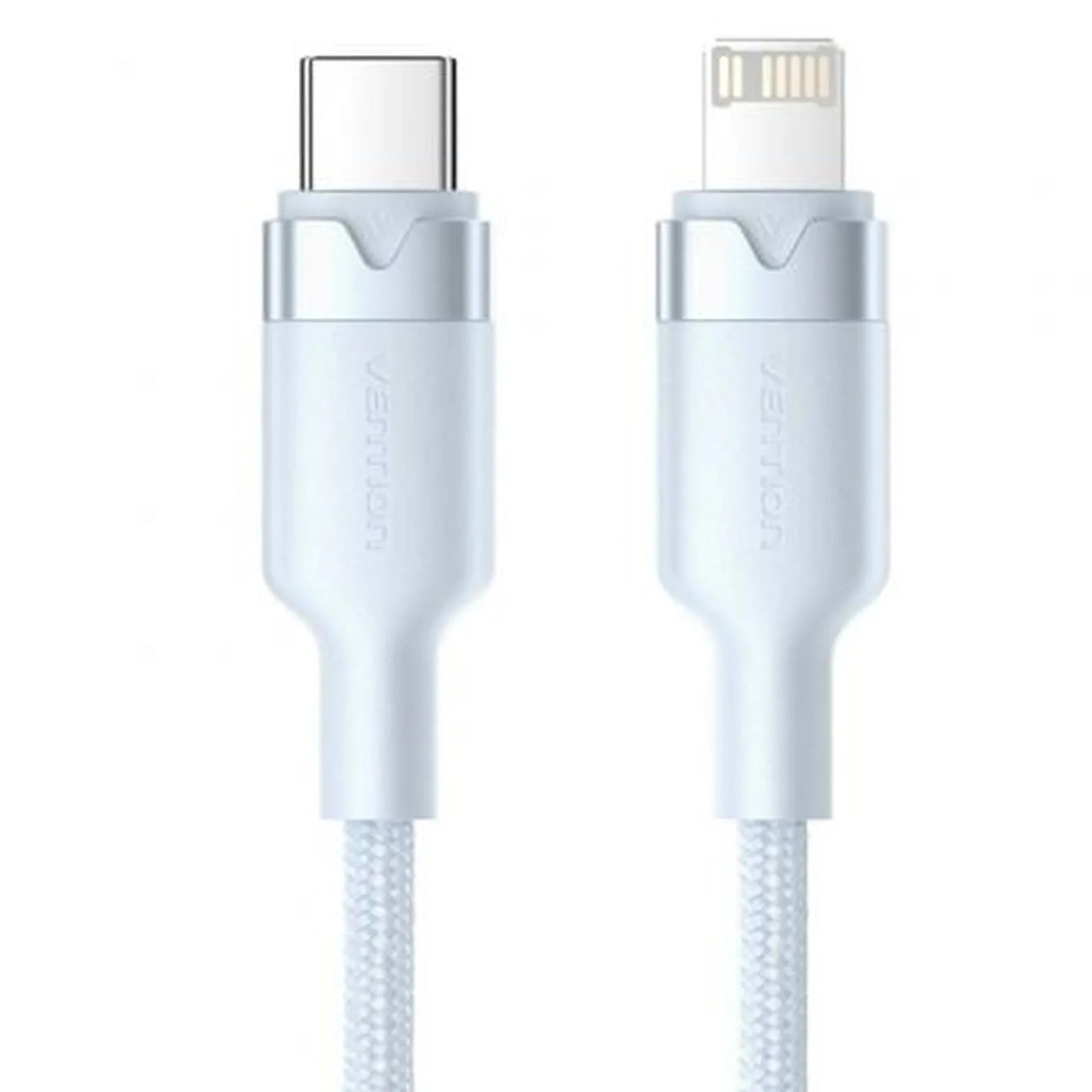 Cable USB Tipo-C Lightning Vention LALSF/ USB Tipo-C Macho - Lightning Macho/ 27W/ 480Mbps/ 1m/ Azul - PixelPlaza