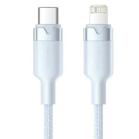 Cable USB Tipo-C Lightning Vention LALSH/ USB Tipo-C Macho - Lightning Macho/ 27W/ 480Mbps/ 2m/ Azul - PixelPlaza