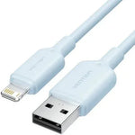Cable USB 2.0 Lightning Vention LAMSF/ USB Macho - Lightning Macho/ 480Mbps/ 1m/ Azul - PixelPlaza