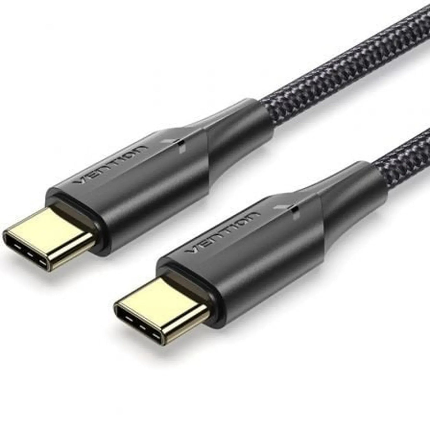 Cable USB 2.0 Tipo-C 3A Vention TAUBG/ USB Tipo-C Macho - USB Tipo-C Macho/ 480Mbps/ 1.5m/ Negro - PixelPlaza