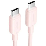 Cable USB 2.0 Tipo-C 3A Vention TRCPF/ USB Tipo-C Macho - USB Tipo-C Macho/ Hasta 60W/ 480Mbps/ 1m/ Rosa - PixelPlaza