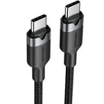 Cable USB 2.0 Tipo-C 3A Vention TRDBH/ USB Tipo-C Macho - USB Tipo-C Macho/ Hasta 60W/ 480Mbps/ 2m/ Negro - PixelPlaza