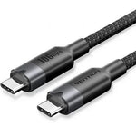 Cable USB 3.2 Tipo-C 5A Vention TRGBH/ USB Tipo-C Macho - USB Tipo-C Macho/ Hasta 100W/ 10Gbps/ 2m/ Negro - PixelPlaza