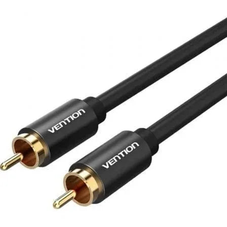 Cable Estéreo Vention VAB-R09-B200/ RCA Macho - RCA Macho/ 2m/ Negro - PixelPlaza