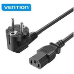 Cable de Alimentación Vention ZCJBAC/ IEC C13 Hembra - CEE7 Macho/ 1.8m/ Negro - PixelPlaza