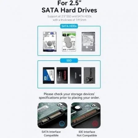 Caja Externa para Disco Duro de 2.5" Vention KPBB0/ USB 3.1/ Sin tornillos - PixelPlaza