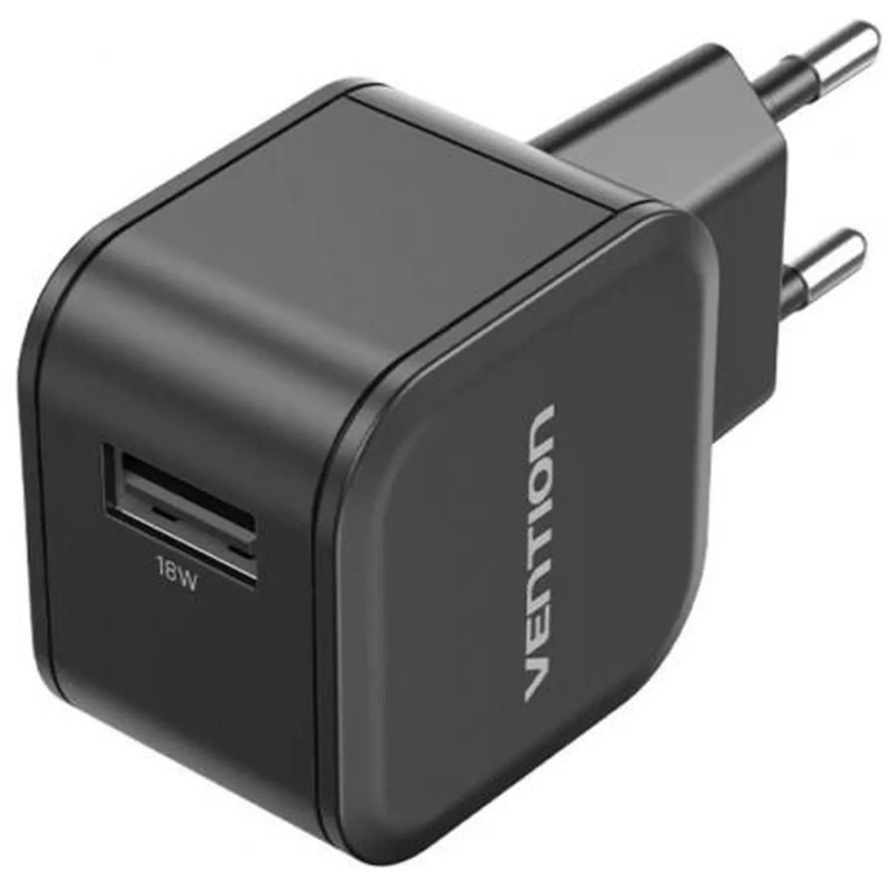 Cargador de Pared GaN Vention FEKB0-EU/ 1xUSB/ 18W - PixelPlaza