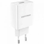 Cargador de Pared Vention WML-CH07-EU-W/ 1xUSB / 12W - PixelPlaza
