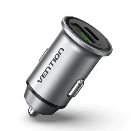 Cargador de Coche Vention FFBH0/ 1xUSB-Tipo C/ 1xUSB/ 20W - PixelPlaza