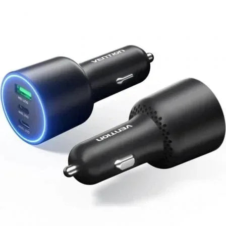 Cargador de Coche Vention FFPB0/ 2xUSB-Tipo C/ 1xUSB/ 165W - PixelPlaza