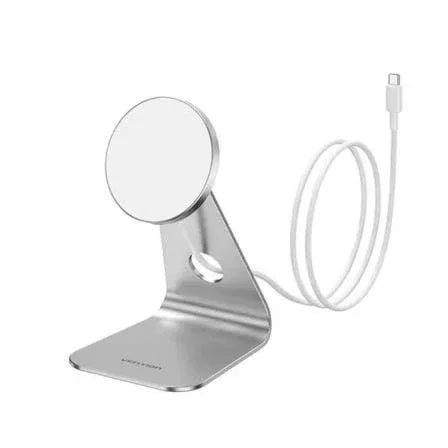 Base de carga Inalámbrica/ MagSafe Vention FGHIF/ 1m/ 15W/ Plateado - PixelPlaza