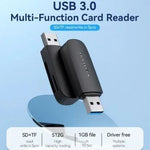 Lector de Tarjetas Externo Vention CLGB0/ USB 3.0 - PixelPlaza