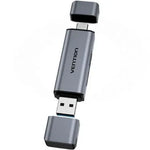 Lector de Tarjetas Externo Vention CLLH0/ USB 3.0/ USB Tipo-C - PixelPlaza