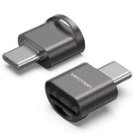 Lector de Tarjetas Externo Vention CLMH0/ USB Tipo-C - PixelPlaza