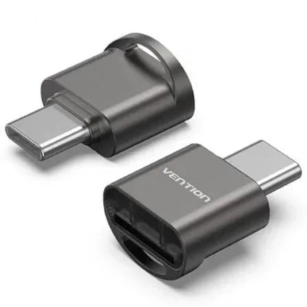 Lector de Tarjetas Externo Vention CLMH0/ USB Tipo-C - PixelPlaza