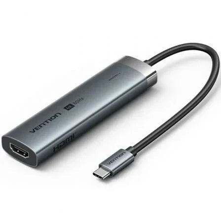 Docking USB Tipo-C Vention TGMHB/ 3xUSB/ 1xHDMI 4K/ 1xUSB Tipo-C PD - PixelPlaza