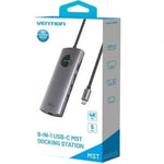Docking USB Tipo-C Vention TQVHB/ 2xHDMI 4K/ 3xUSB/ 1xRJ45/ 1xLector de Tarjetas/ 1xUSB Tipo-C PD/ Gris - PixelPlaza