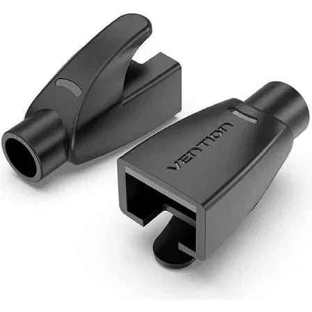Funda Protectora RJ45 Vention IODB0-100/ 100 uds/ Negra - PixelPlaza