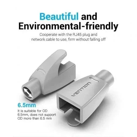 Funda Protectora RJ45 Vention IODH0-50/ 50 uds/ Gris - PixelPlaza