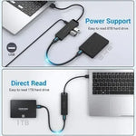 Hub USB 3.0 Vention CHLBB/ 4xUSB/ 1xMicroUSB PD - PixelPlaza