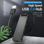 Hub USB 2.0 Vention CHMHB/ 4xUSB/ 1xMicroUSB PD - PixelPlaza