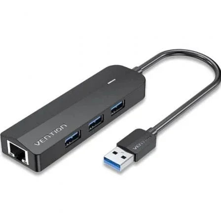 Hub USB 3.0 Vention CHNBB/ RJ45/ 3xUSB/ 1xMicroUSB PD - PixelPlaza