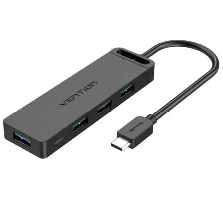 Hub USB Tipo-C Vention TGKBB/ 4xUSB/ 1xMicroUSB PD/ 15cm - PixelPlaza