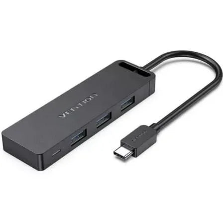 Hub USB Tipo-C Vention TGTBB/ 3xUSB/ 1xUSB Tipo-C/ 1x MicroUSB PD - PixelPlaza